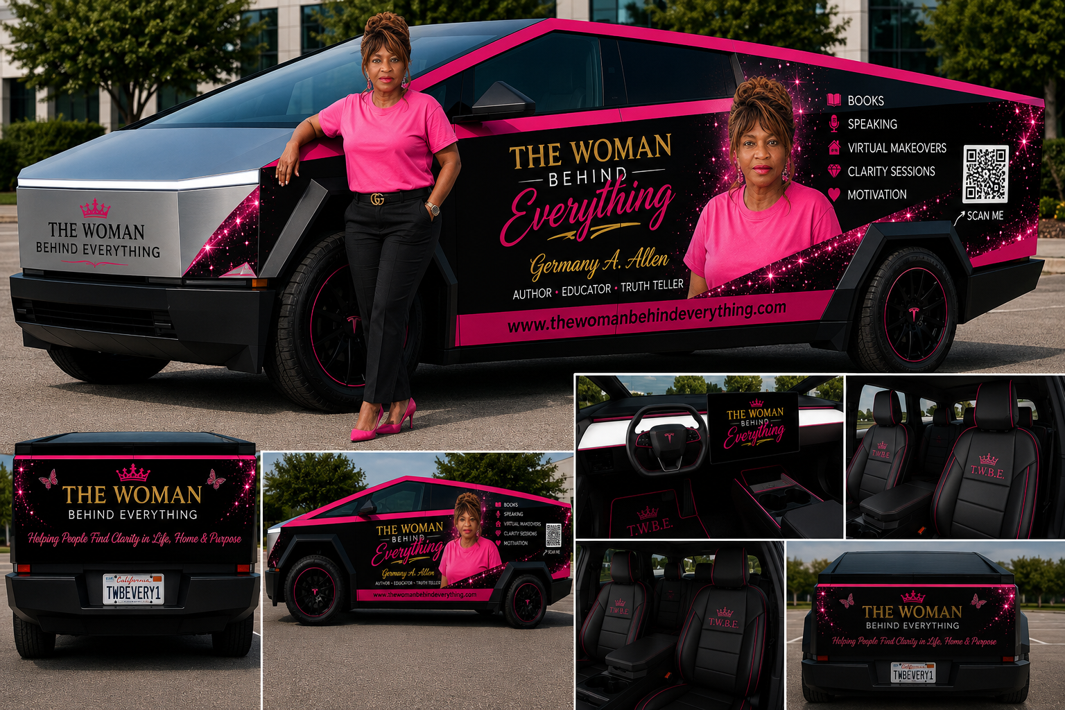 The Woman Behind Everything truck vision