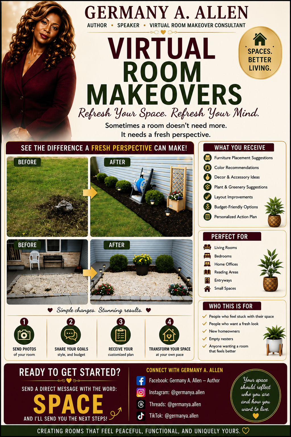 Virtual Room Makeover flyer